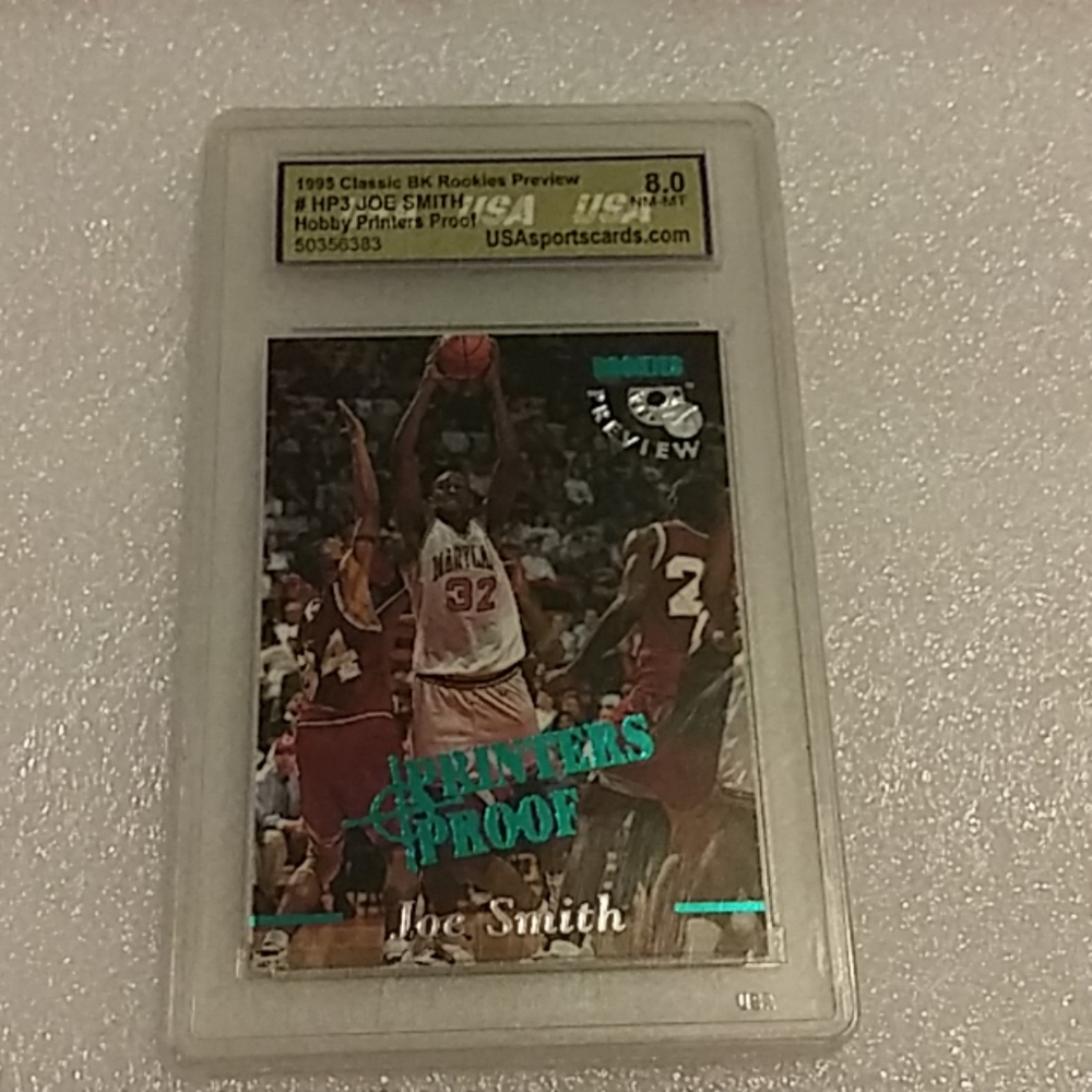 Joe Smith graded 8 card